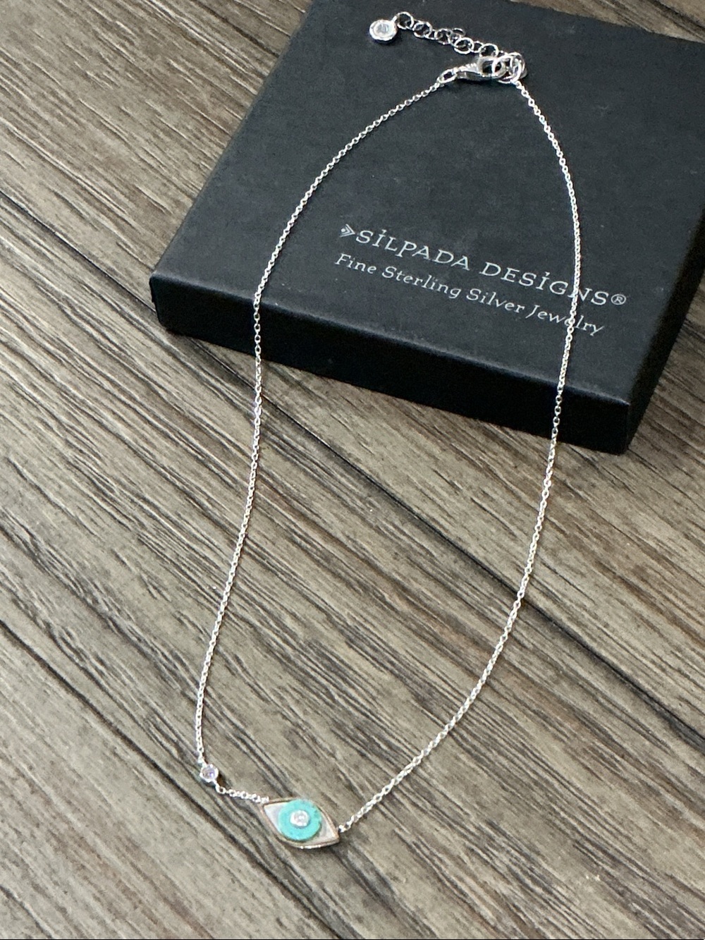 Silpada Sterling Silver Necklace in Turquoise